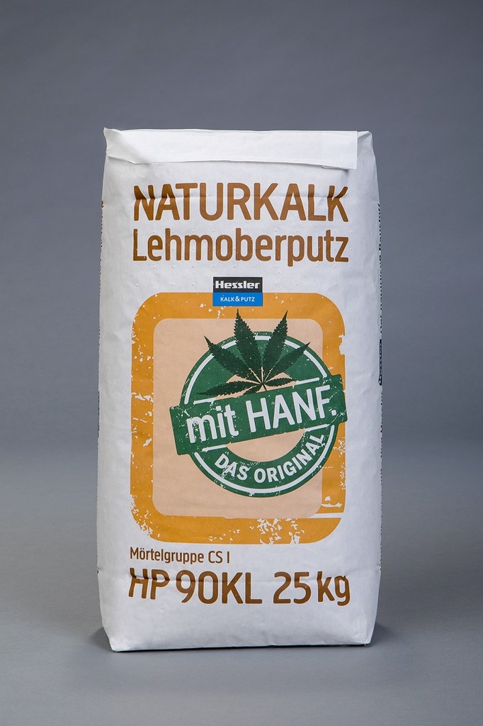 HP 90 KL Lime-Clay topcoat plaster with Hemp