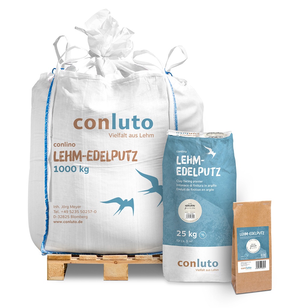 Deco clay facing plaster