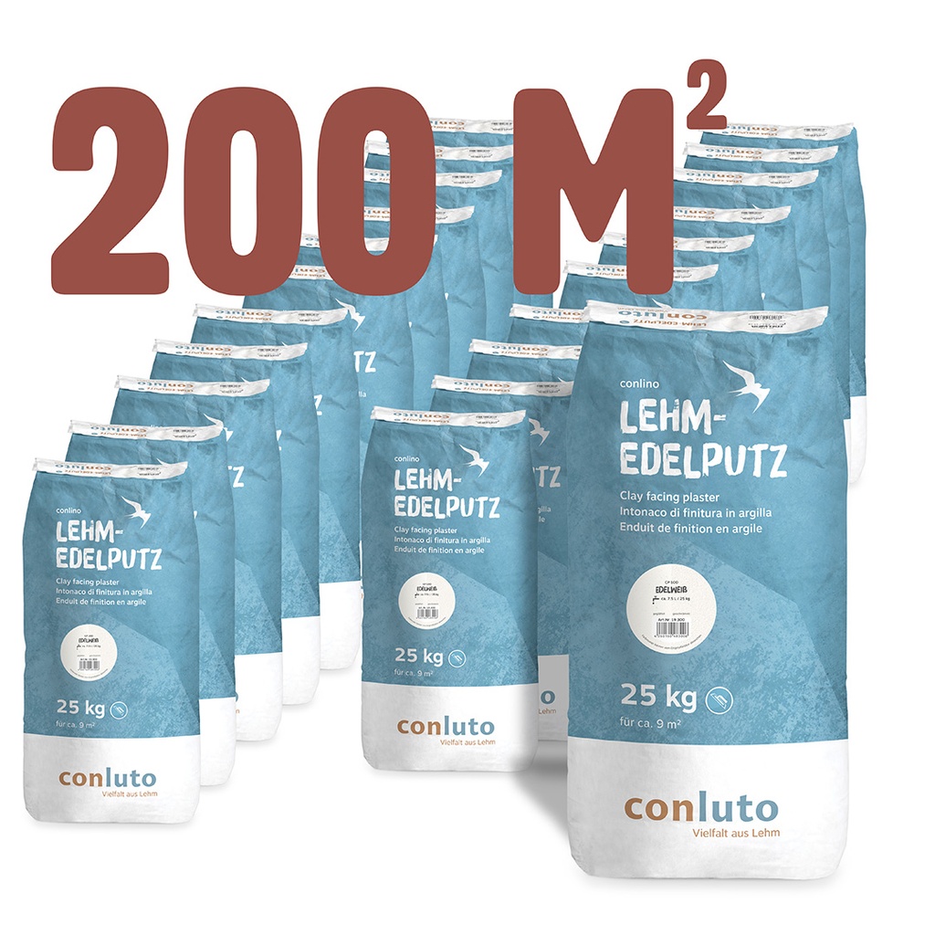 200 m² deco clay-puds