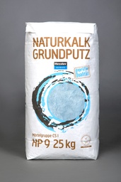 Hessler HP 9 KH Lime-Hemp base plaster 25 kg sack