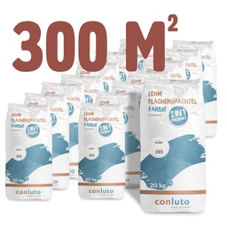 Conluto 300 m² lerfinish  Enheder